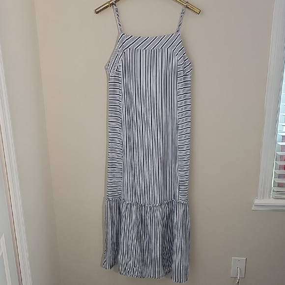 Splendid Blue and White Striped Sun Dress. Lined. Size Small. - Picture 1 of 6